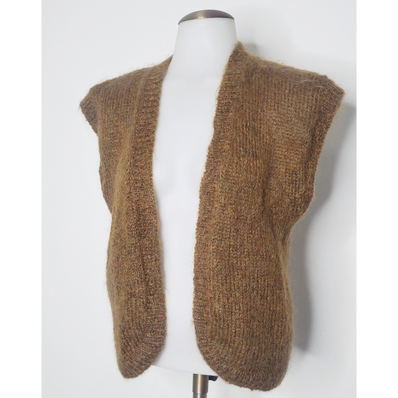Vintage Jackets & Blazers - VTG Victoire | RARE Mohair - Wool Blend Vest